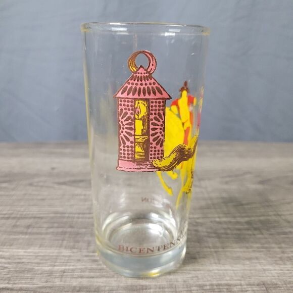 Bicentennial Celebration Paul Revere 12 oz. Drinking Glass - Picture 4 of 7